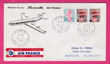 10 JANVIER 1960 - 1èr SERVICE CARAVELLE AIR FRANCE PARIS - MUNICH