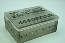 coffret ART DECO verre dépoli.