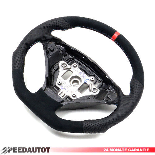 Aplati alcantara cuir volant - cuir,
