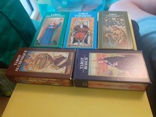 5 Jeu De Tarot Fabbri Visconti/universel/classique/alchimique/bosch Tbe