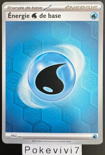 Carte pokemon energie eau sve - energie,