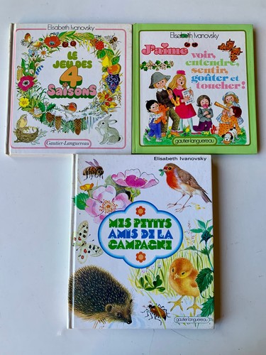 Lot livres elisabeth - 3, de