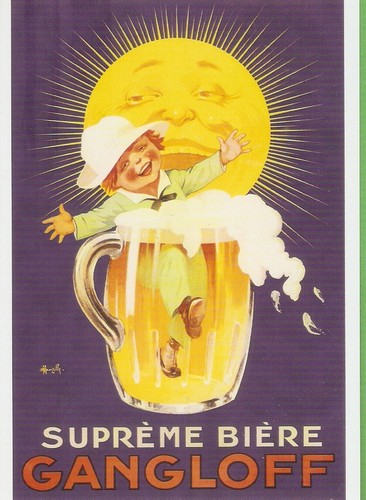 Auzole carte postale bière - carte,