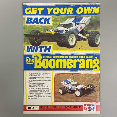 Tamiya boomerang 4wd voiture - boomerang,