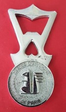 DECAPSULEUR PUBLICITAIRE   CAISSE D'EPARGNE DE PARIS    METAL CHROME