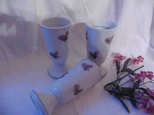 Anciens mazagrans fleurs - anciens,
