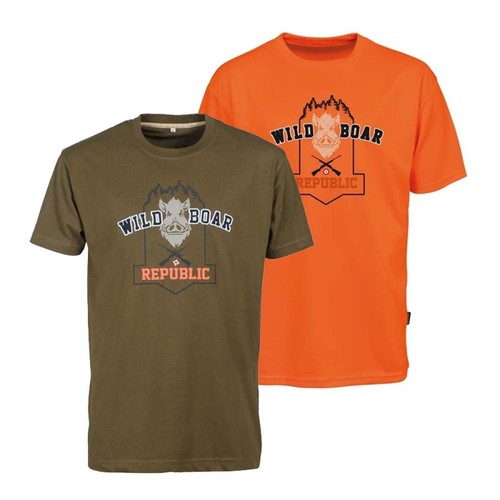 Tee shirt wild - wild, boar