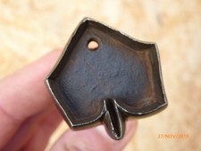 emporte piece outil ancien fleuriste modiste fer à gaufrer fleur feuille n°24