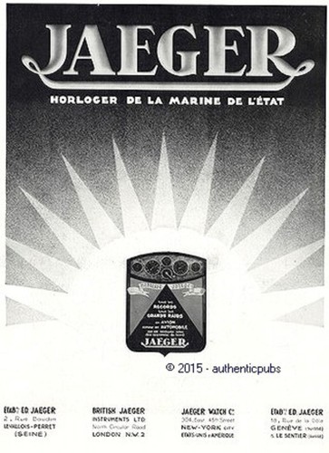 Publicite jaeger montre - publicite,