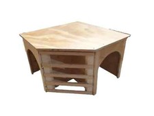 Abri tunnel de jeu en coin