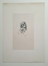 DINET Alphonse-Etienne - [Tête de femme arabe]. Vers 1900.