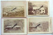 4 photos colonies française ile port  maison coloniale à déterminer G936