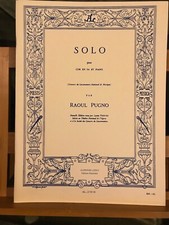 Raoul Pugno Solo pour cor en Fa et piano partition éditions Leduc