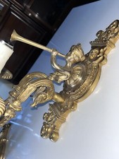 Appliques en bronze doré, à