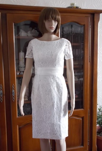 Robe cocktail dentelle - robe,
