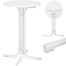 Table haute ronde et pliable