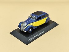 1/43 Peugeot 402 Taxi Bleu & Jaune 1939 Norev