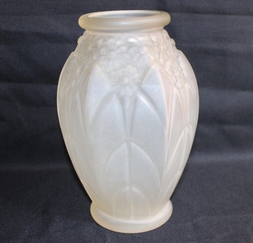 Vase verre pressé moulé - vase,