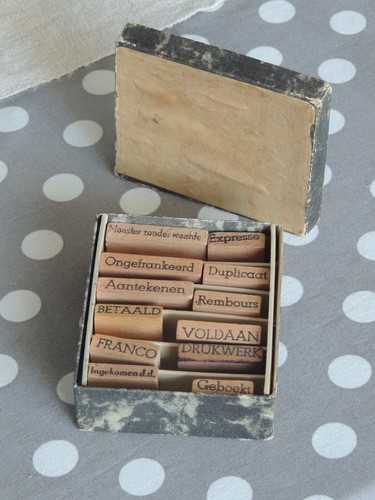 Lot tampons métier - de,