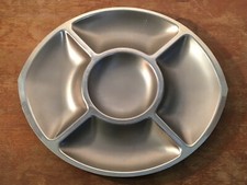 Plat de Service 5 Compartiments de Marque Guy Degrenne en Inox (9-15)