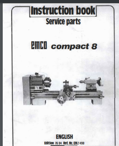 Emco compact lathe - compact, 8
