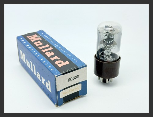 Nos mullard ecc33 6sn7gt - nos,