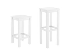 Tabouret de bar blanc, chaise