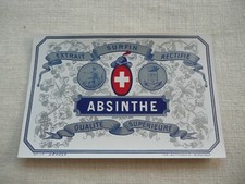 étiquette ancienne ABSINTHE
