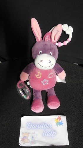 Doudou peluche activité - activité, âne