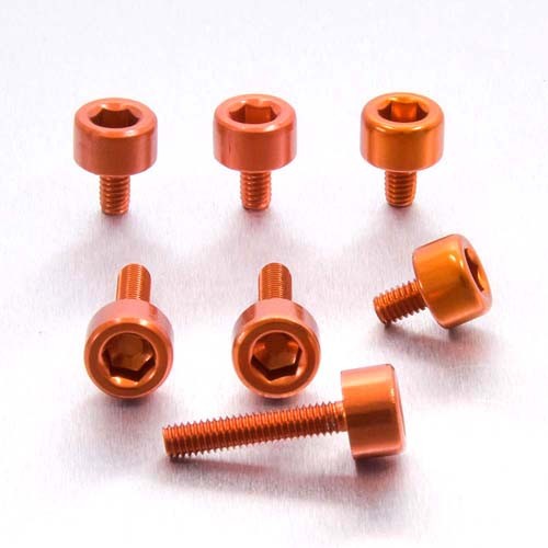 Tank cap bolts orange - tank,