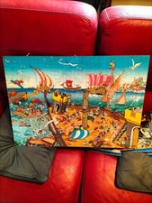 PUZZLE ASTERIX 1000 PIECES COMPLET LA BATAILLE DES MERS NATHAN  (AL368)