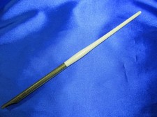 ANCIEN PORTE-PLUME EN OS et laiton- " C.BAC.Paris "