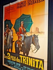 LES 2 FILS DE TRINITA Franco Franchi affiche cinema 1972