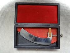 microscopie : lame pour ancien microtome et sa boîte