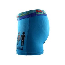 Boxer Calecon COCO PLANET COUP DE FOUDRE Homme Enfant BLEU CIAN T L 4 Microfibre