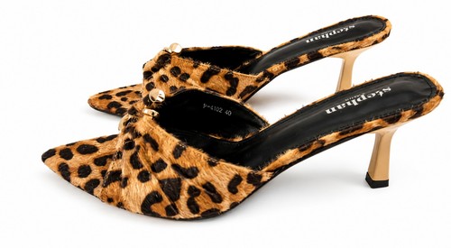 Escarpins mules léopard - mules,