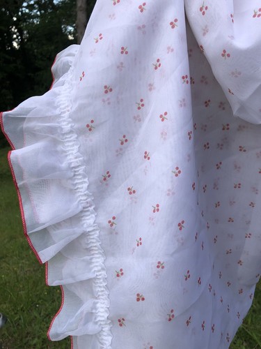 Grands rideaux motifs cerises - grands,