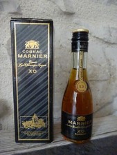 Mignonnette bouteille grand fine champagne Cognac Marnier XO 5 cl pleine