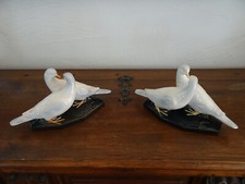 Paire de sculptures céramique