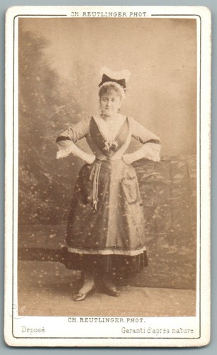 Cdv 1870 granville - 1870, costume