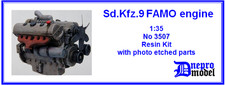 Sd.Kfz.9 FAMO engine 1/35