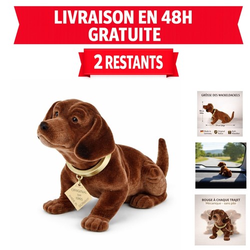 Figurine chien tête - à,
