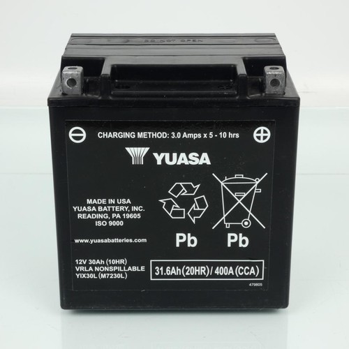 Batterie sla yuasa pour quad - batterie,