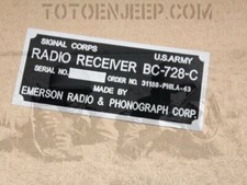 plate plaque plaquette BC728C