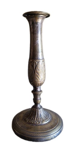 Ancien bougeoir flambeau - ancien, en