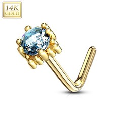 Piercing nez Or jaune 14