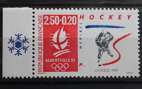 Timbre france luge jo - -,