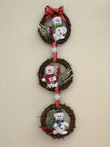 Trio wreath home decor - home,