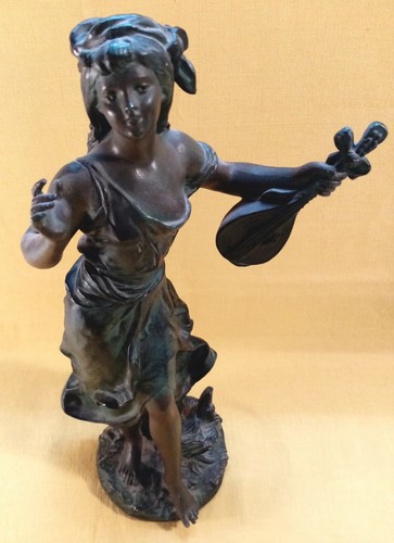 Statue pied lampe en - de,