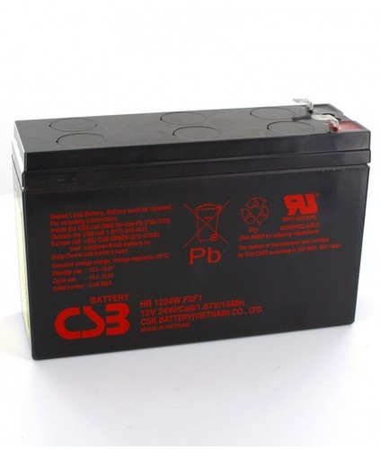 Batterie plomb csb - plomb, 24w